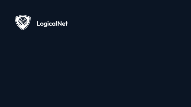 Minimal Midnight (mono) LogicalNet video-call background