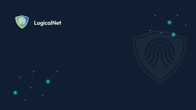Network Cyan-forward LogicalNet video-call background