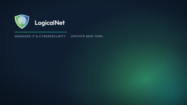 Signature glow Green bloom LogicalNet video-call background