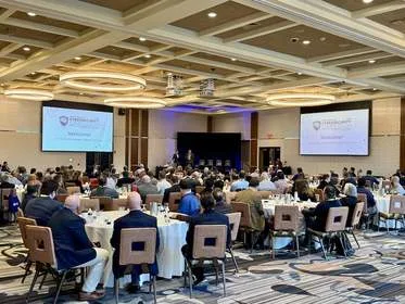 General session opening at Tech Valley Cybersecurity Symposium