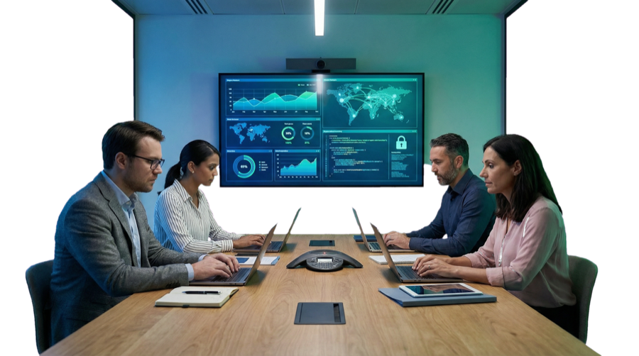 LogicalNet responders coordinating during a security incident